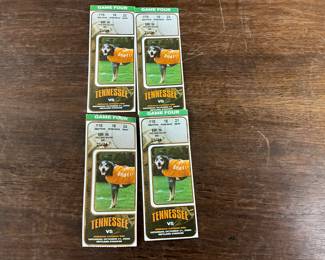 Tennessee Volunteers Ticket Stub for Game Four 2000