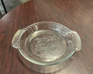 Fire King Commemorating 50 Years Pie Plate