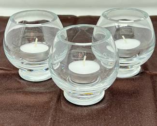 Crystal candle votives