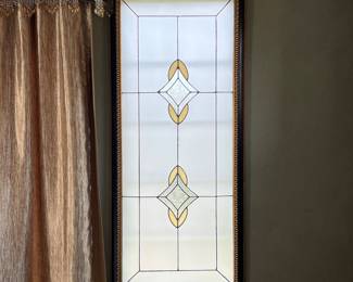Framed stain glass
