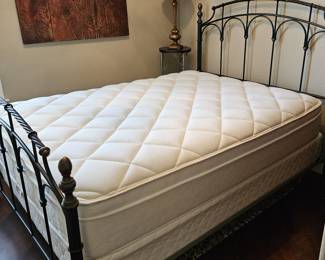 14" pillow top mattress "Richmond" from Denver mattress Co. - Wesley Allen Iron Bed Sold Separately