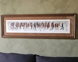 - Bev Doolittle “Hide and Seek” Framed Limited Edition Lithographic Print 5369/22553 – 57.5" x 18"