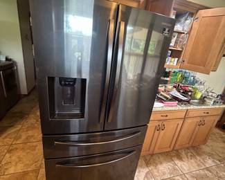 Newer French door fridge