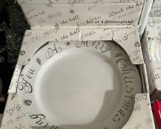 Christmas dinnerware 