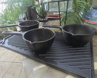 Cast iron only used for filming