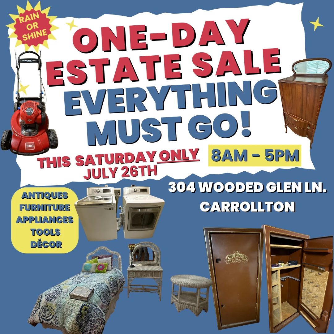 Estate Sale 304 Wooded Glen Ln