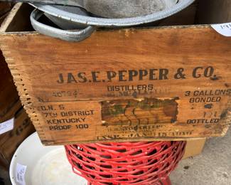 Enamelware, Porch decor, Wood Advertising Boxes
