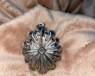 Vintage Reed & Barton 1979 Sterling Silver Christmas Star Ornament Tree Decoration  $114