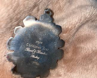 Vintage Reed & Barton 1979 Sterling Silver Christmas Star Ornament Tree Decoration  $114
