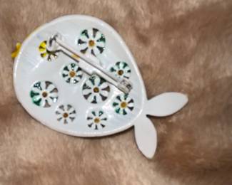 Enamel Fish Pin Good Goody Girls Jewels  $14