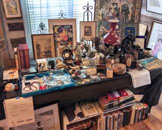 Many collectables and signed first edition books