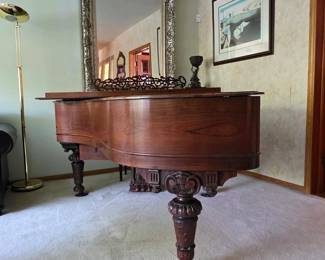 Wm Knabe and Co 1892 Eastlake Parlor Grand Piano