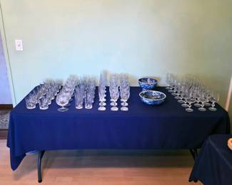 Gorham crystal glasses