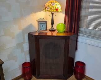 Altec Lansing 604C duplex speaker, Tiffany style lamp