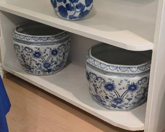 Chinese Qinghua pottery and vases
