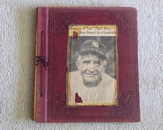 1940s sports scrapbook, baseball, basketball, football