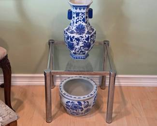 Chinese Qinghua pottery and vases
