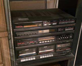 Vintage GE rack audio system