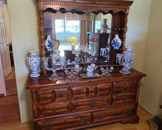 Vintage dresser with mirror