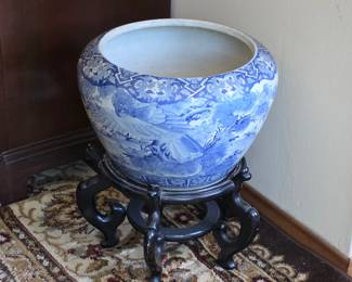 Antique Chinese fish bowl