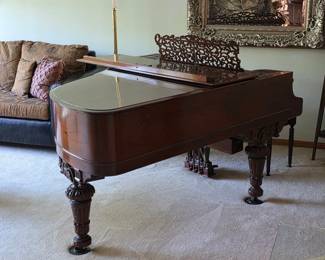 Wm Knabe and Co 1892 Eastlake Parlor Grand Piano