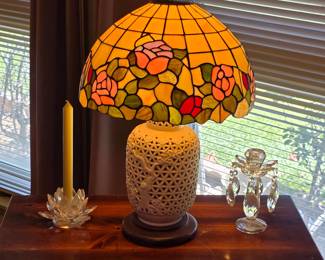 Tiffany style lamp