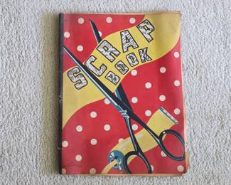 1940s World War II scrapbook, news clippings, pictures