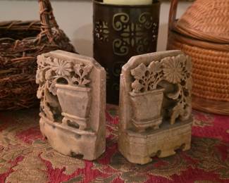 Vintage Chinese soap stone carvings