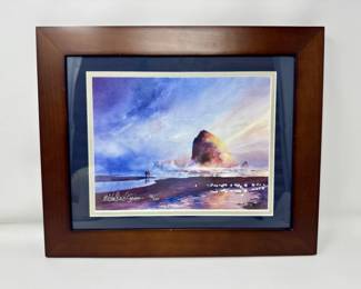 30 MichaelDavidSorensenSignedGiclePrintSunsetonCannonBeach