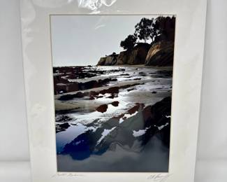 93 SignedSantaBarbaraCoastalMattedPhotograph
