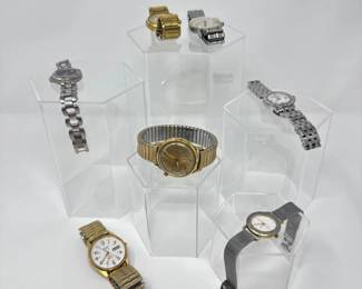 100 7WatchLotRaymondWeilAccutron10KGoldFilledSeikoMore