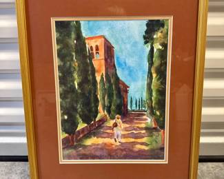 101 FramedSantAnnaPosterStephanieKJohnsonSignedArtwork