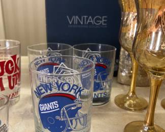 New York Giants class set of 3
