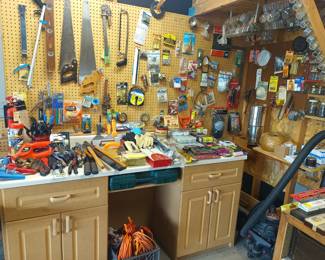 Fully stocked workbench