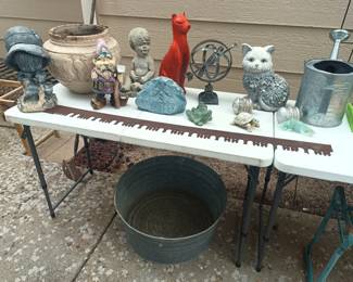 Yard art.