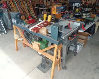 Lathe and table saw
