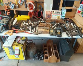 Vintage planes and hand tools