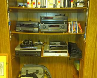 Movie players!   Even a betamax with tapes!