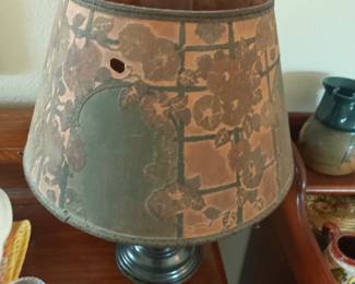 Lamp with original shade