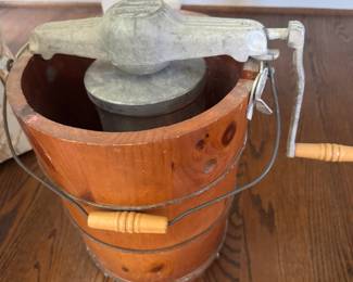 Vintage ice cream maker