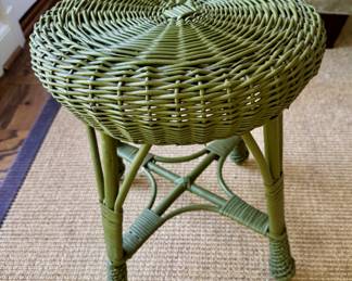 Wicker stool