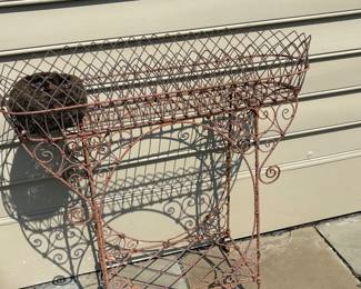 Outdoor flower stand