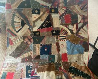 Antique crazy quilt