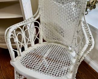 Wicker rocking chair