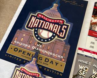 Nationals 2005 Opening Day program