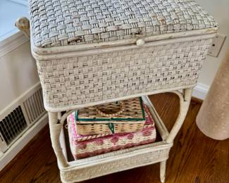Vintage sewing baskets 