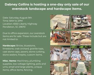 Stones Savings A Landscape and Hardscape Overstock Sale