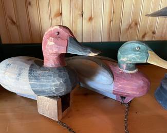 Wooden ducks