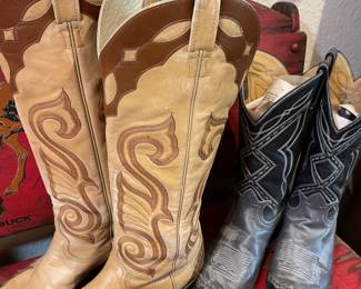 Cowboy and cowgirl boots