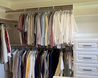 Closet mostly men’s